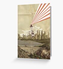 There is a light Greeting Card