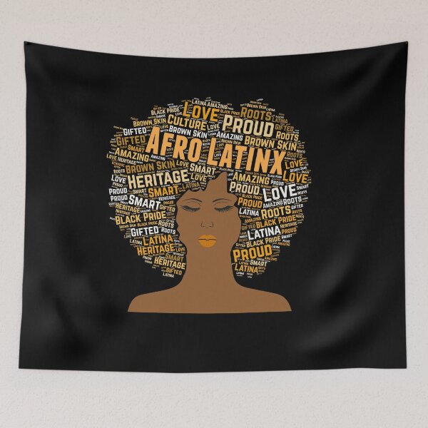 Item preview, Afro Latinax Pride Afro designed and sold by blackartmatters.