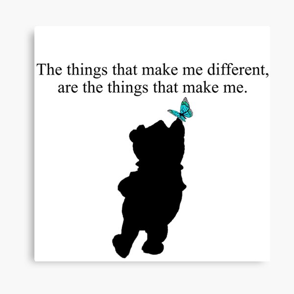 the things that make me different, are the things that make me Canvas Print