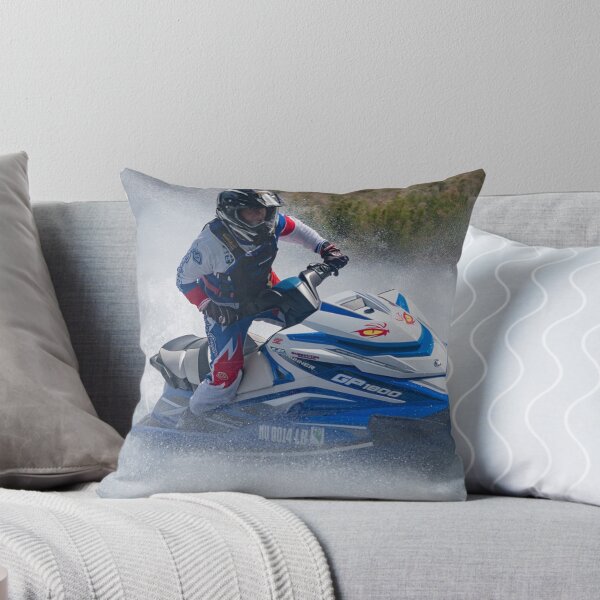 Item preview, Blue Jet Ski Blasting Through Waves designed and sold by Tim Thompson.