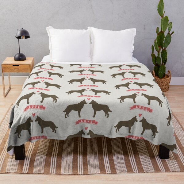 Item preview, Belgian Malinois in Love | Dog Silhouettes with Heart designed and sold by Jenn Inashvili.