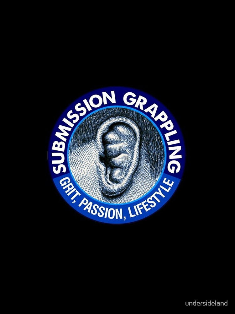 "Submission grappler cauliflower ear jiu jitsu, judo" iPhone Case