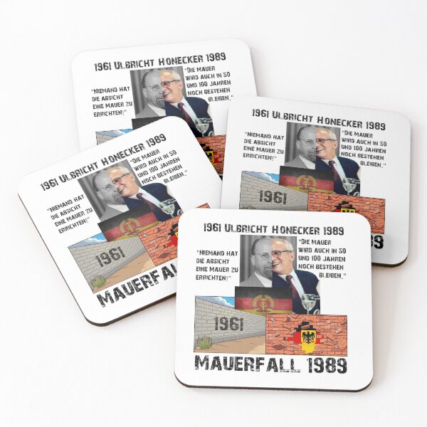 Item preview, Fall of the Berlin Wall in 1989 Ulbricht Honecker GDR designed and sold by Oberlaender.