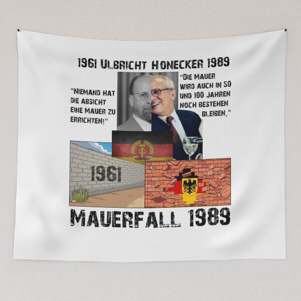 Item preview, Fall of the Berlin Wall in 1989 Ulbricht Honecker GDR designed and sold by Oberlaender.