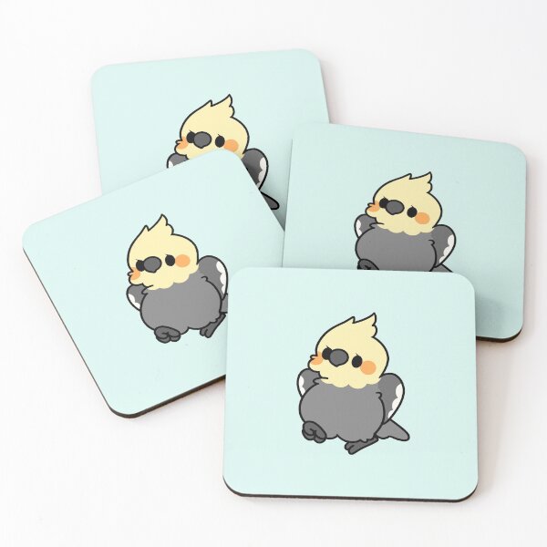 Item preview, Grey Cockatiel 2 - Kawaii Birbs designed and sold by blirbos.