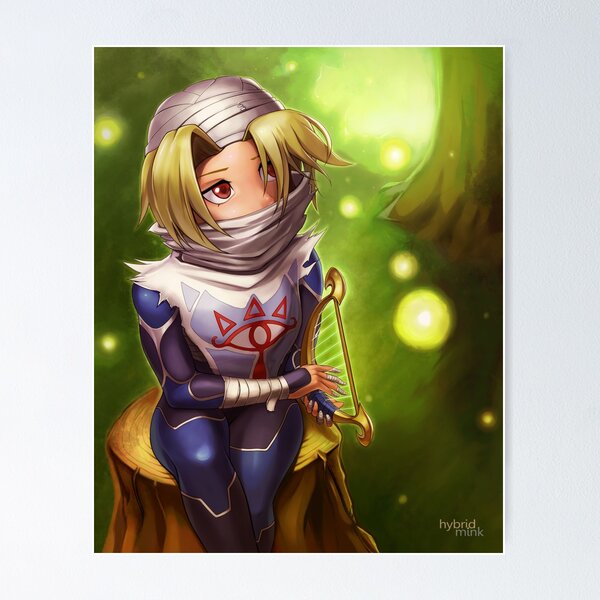 Link / Legend of Zelda / Ocarina of Time /heavy Card Stock/ 