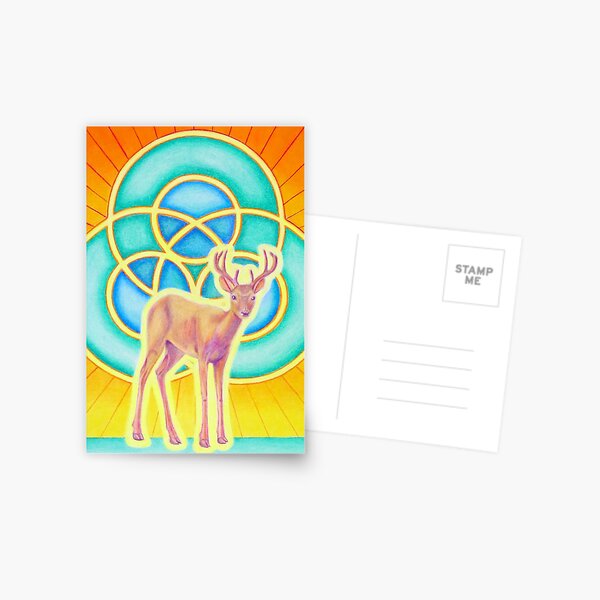 The Deer Postcard