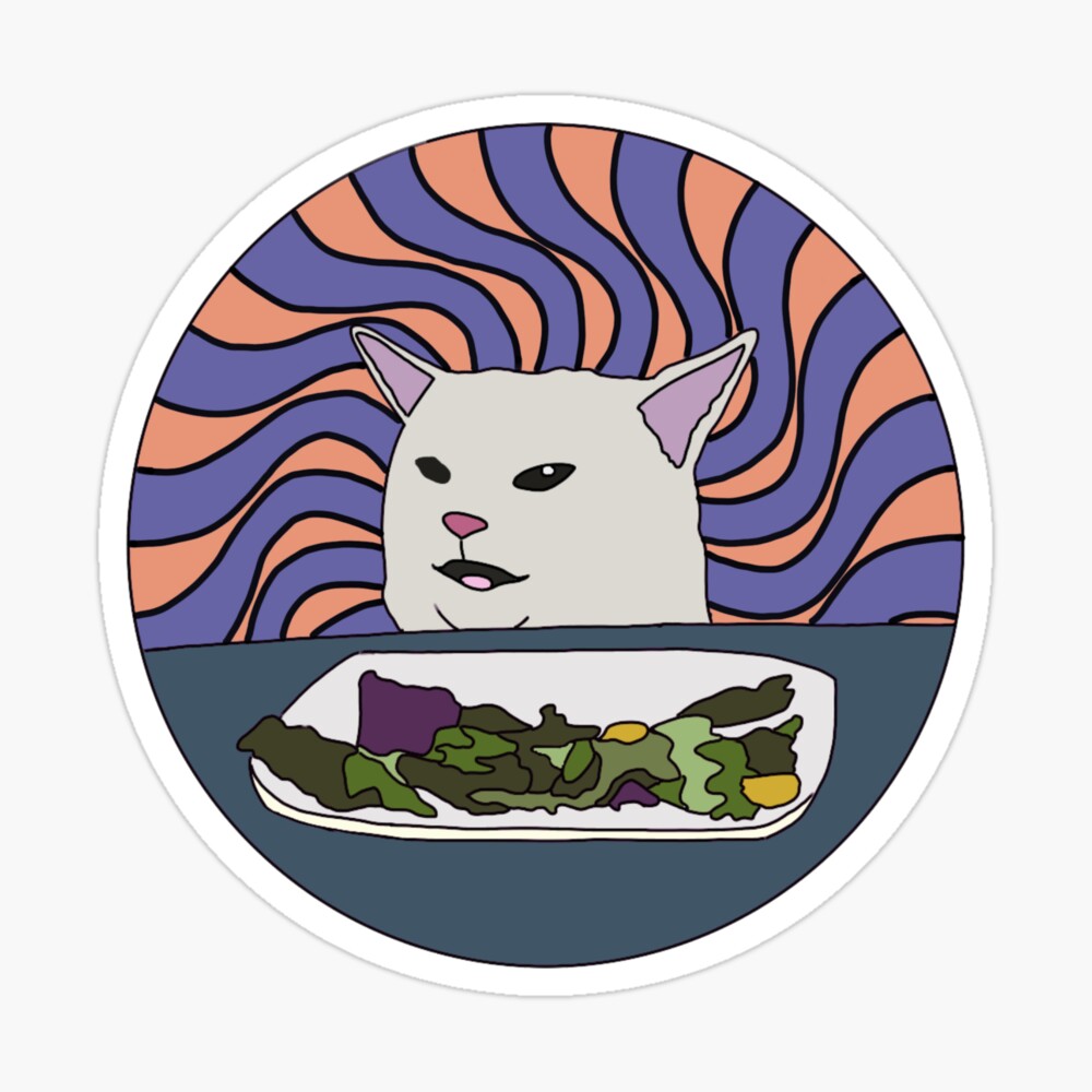 Featured image of post Salad Cat Meme Painting - I absolutely love the idea they had for the back.