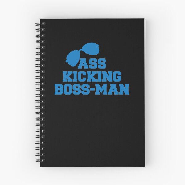 Item preview, ASS kicking BOSS MAN! with aviator glasses designed and sold by jazzydevil.