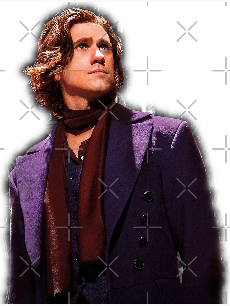 Aaron Tveit Moulin Rouge Greeting Card By Bubblesonbway Redbubble