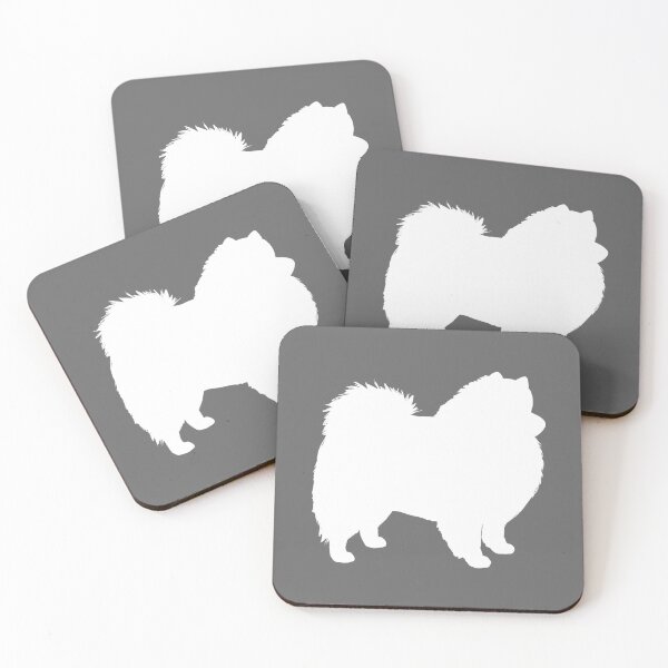 Item preview, American Eskimo Dog Silhouette(s) Eskie designed and sold by Jenn Inashvili.