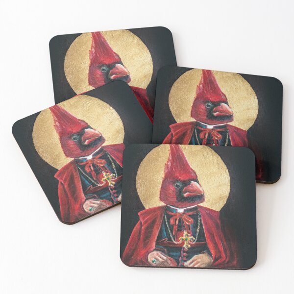 Item preview, Cardinal Cardinal | Classic Renaissance Bird Painting  designed and sold by Jacob la Cour.