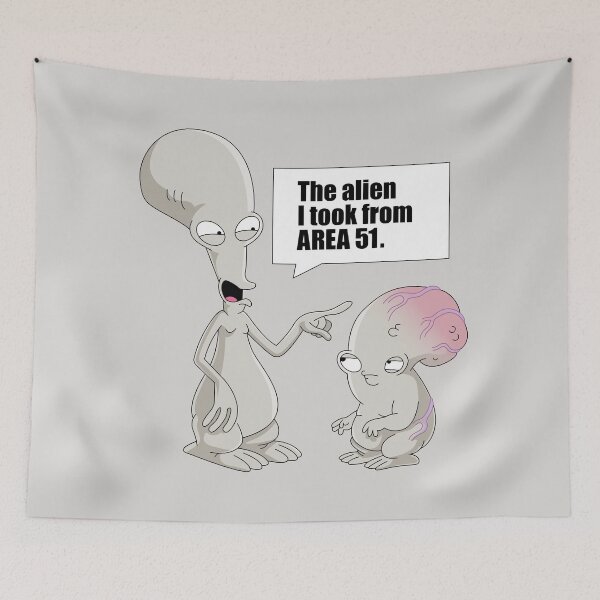 Item preview, Area 51 Meme Roger designed and sold by The-END.