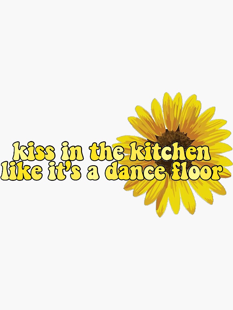 "Sunflower Vol 6 Lyrics Harry Styles Fine Line" Sticker by ange11y