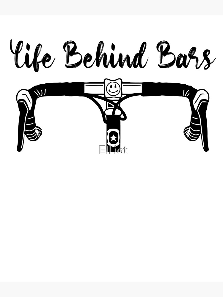 life behind bars bicycle t shirt