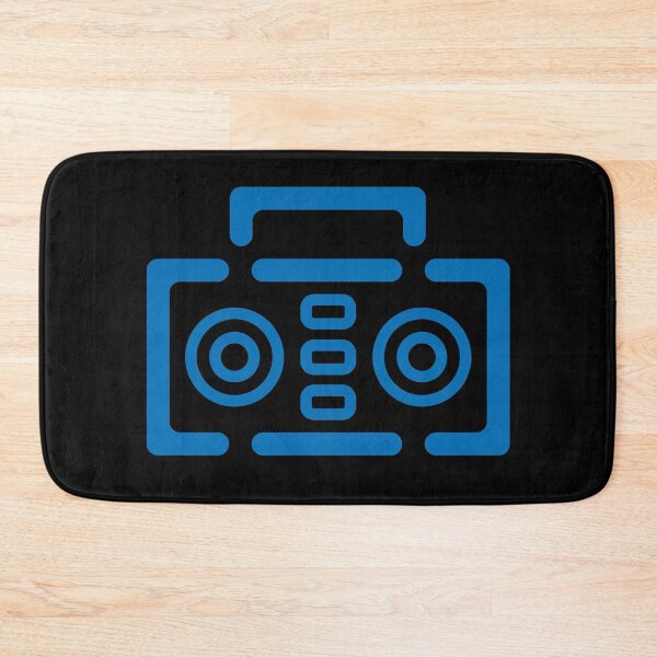 Item preview, Boombox Minimalist - Blue designed and sold by MOREDANKMEMES.