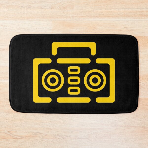 Item preview, Boombox Minimalist - Yellow designed and sold by MOREDANKMEMES.