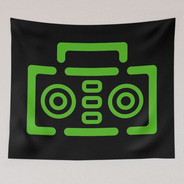 Item preview, Boombox Minimalist - Green designed and sold by MOREDANKMEMES.