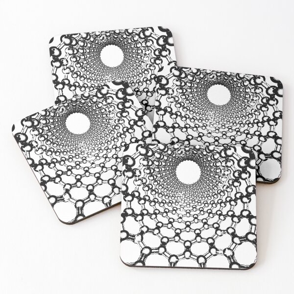 Thanks for watching science, Carbon nanotube Coasters (Set of 4)