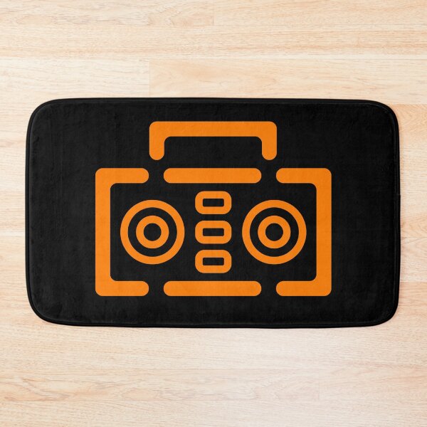 Item preview, Boombox Minimalist - Orange designed and sold by MOREDANKMEMES.
