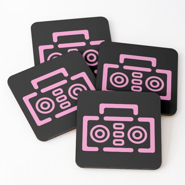Item preview, Boombox Minimalist - Pink designed and sold by MOREDANKMEMES.