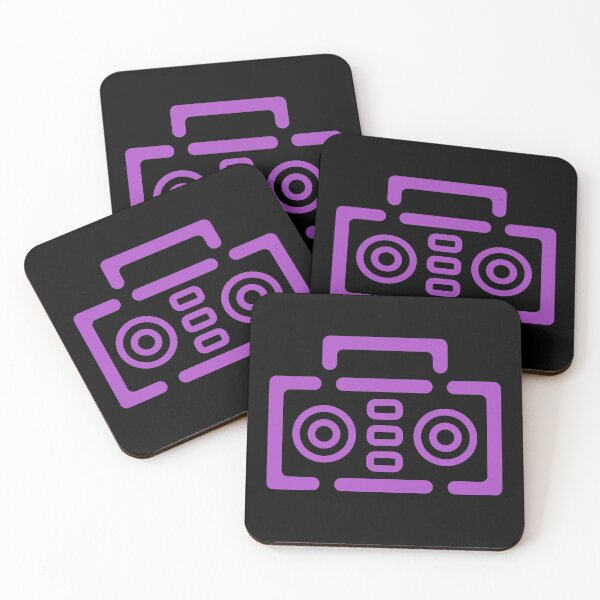 Item preview, Boombox Minimalist - Purple designed and sold by MOREDANKMEMES.