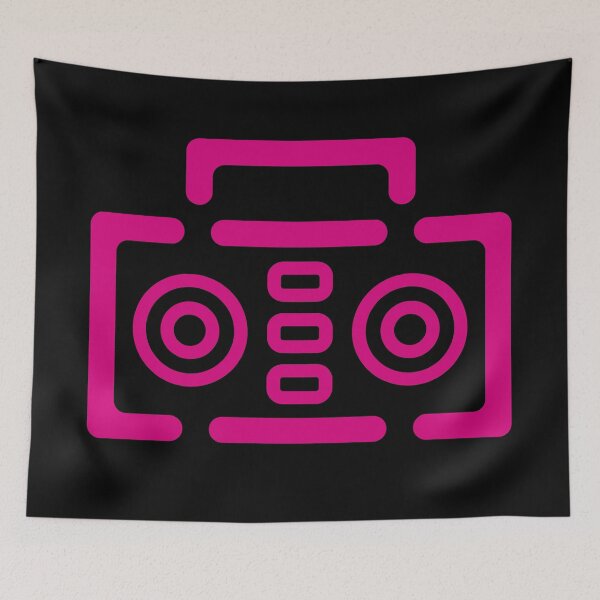 Item preview, Boombox Minimalist - Magenta designed and sold by MOREDANKMEMES.