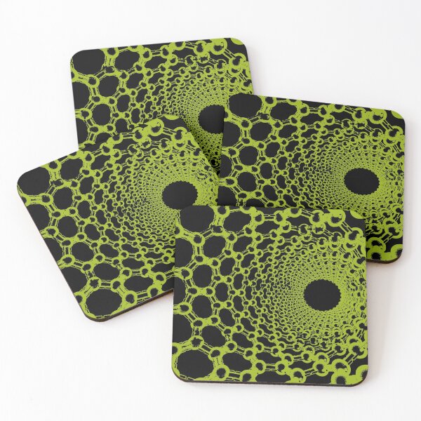 Thanks for watching science, Carbon nanotube Coasters (Set of 4)