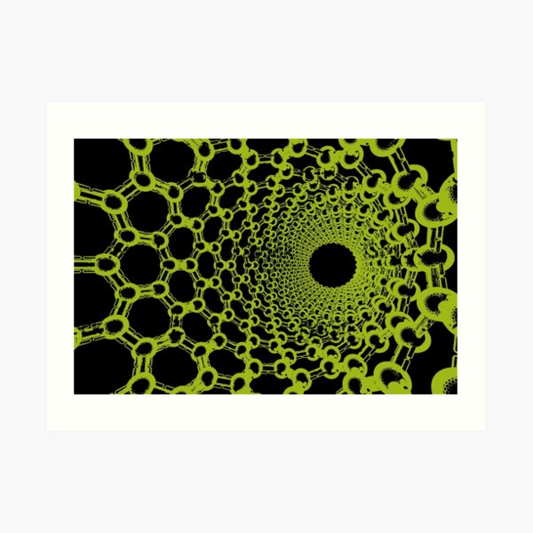 Thanks for watching science, Carbon nanotube Art Print