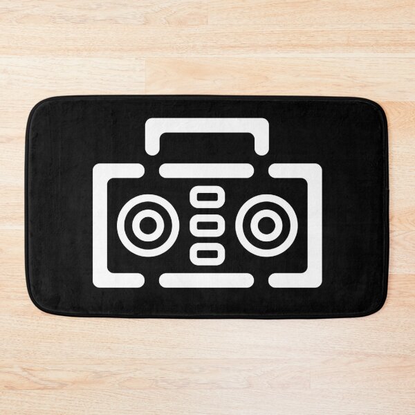 Item preview, Boombox Minimalist - White designed and sold by MOREDANKMEMES.