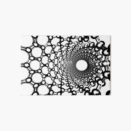 Thanks for watching science,  Carbon nanotube Art Board Print