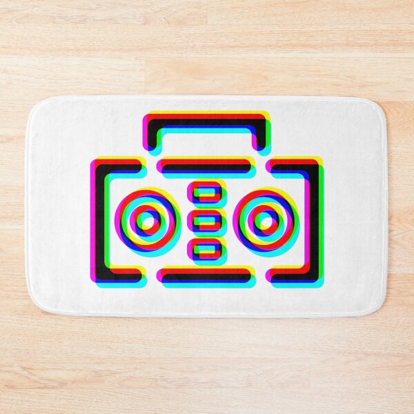 Item preview, Boombox Minimalist - CMYK designed and sold by MOREDANKMEMES.