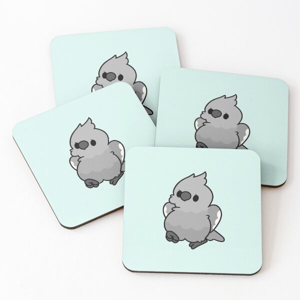 Item preview, Grey Cockatiel F2 - Kawaii Birbs designed and sold by blirbos.