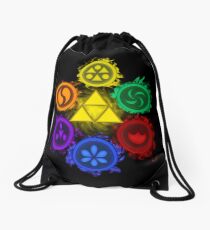Legend of Zelda - Ocarina of Time - The 6 Sages Drawstring Bag