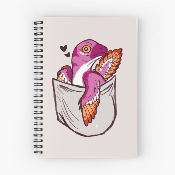 Item preview,  Pocket Friend (lesbian flag color scheme) designed and sold by SketchesOfChaos.