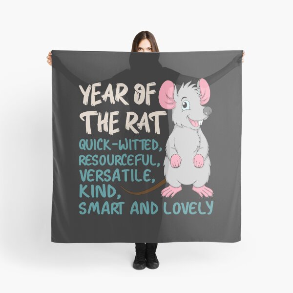 Item preview, Year of the Rat Happy New Year gift for men women kids designed and sold by hadleydesigns.