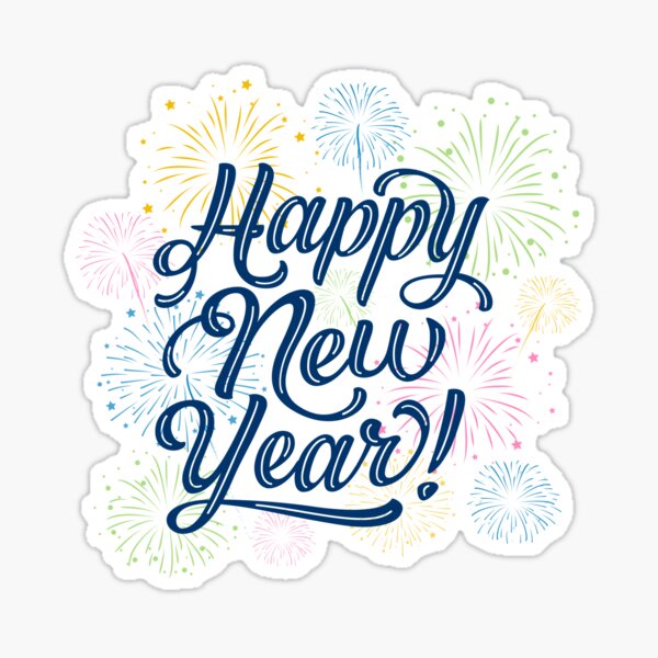 Item preview, Fireworks Happy New Year for men women kids party gift designed and sold by hadleydesigns.