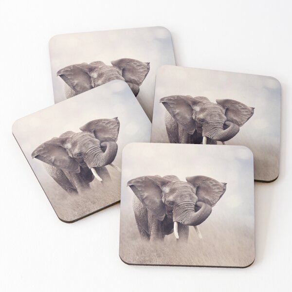 Item preview, African Elephant walking in the grassland designed and sold by svetlanna.