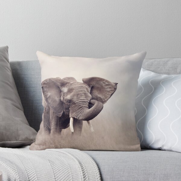 Item preview, African Elephant walking in the grassland designed and sold by svetlanna.