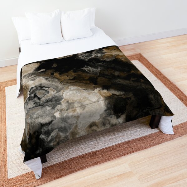 Black And Gold Bedding Redbubble