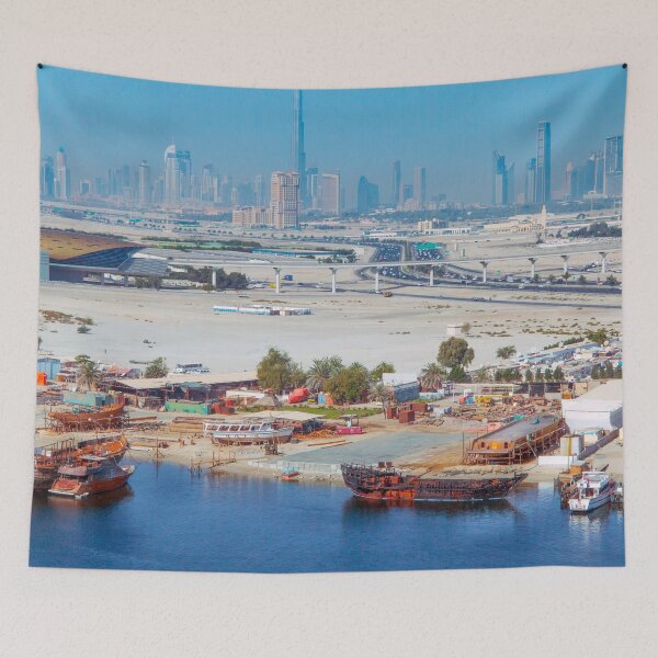 Item preview, Dubai Morning Waterfront Cityscape designed and sold by srgreen.