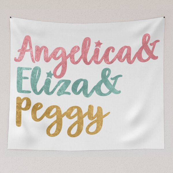 Item preview, Hamilton Musical Ampersand Angelica Eliza Peggy & designed and sold by hailish.