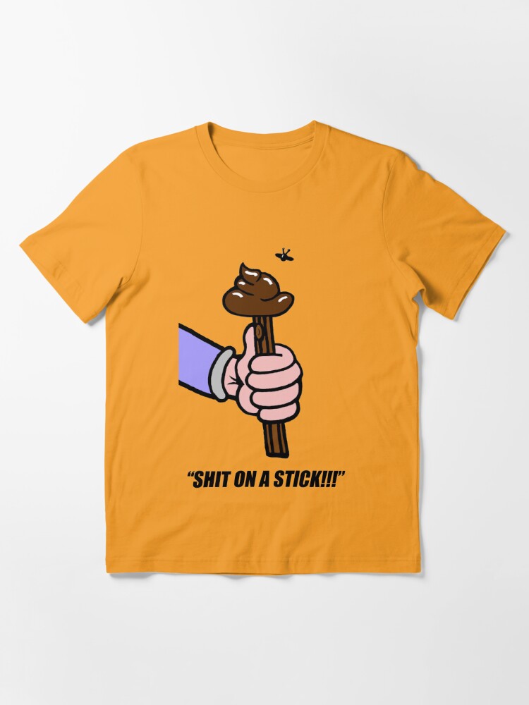 Scheisse Auf Einen Stock T Shirt Von Brainsherbet Redbubble