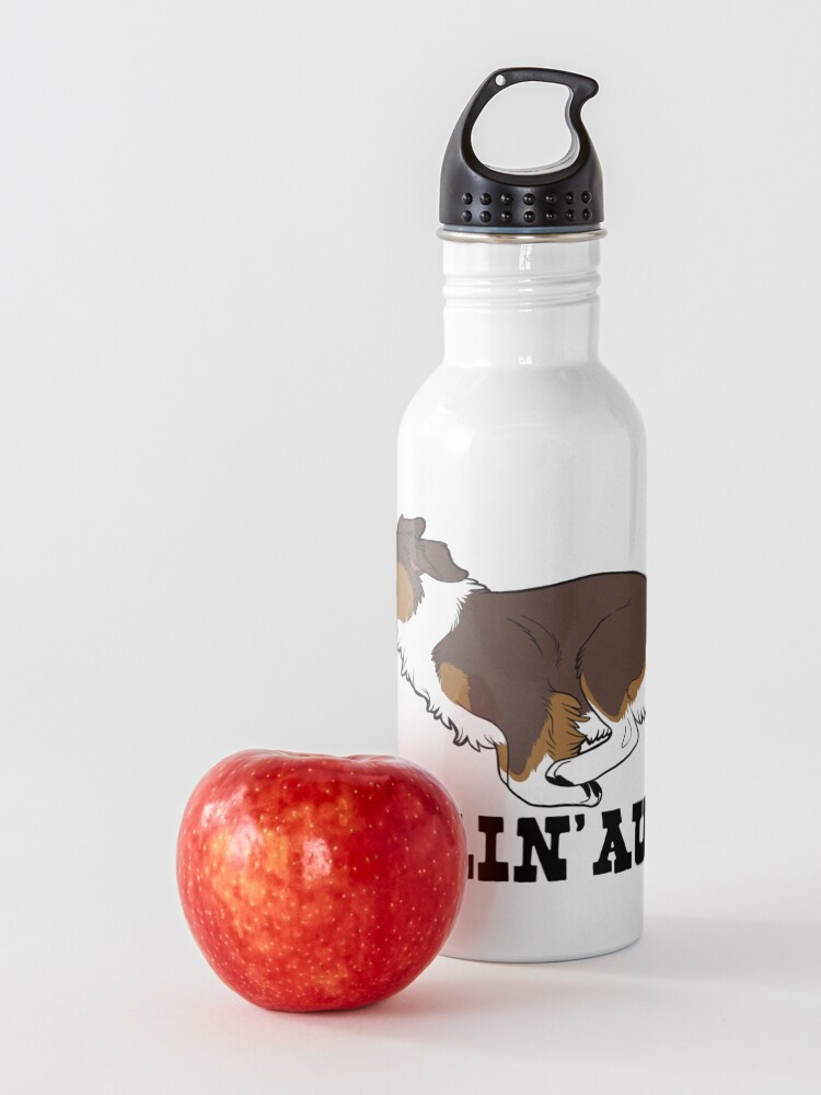 Alternate view of HAULIN’ AUSS (red tri) Water Bottle