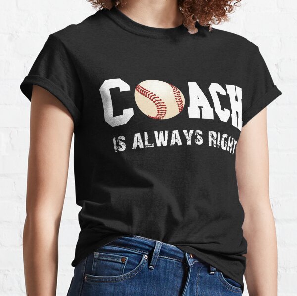 baseball coach t shirt