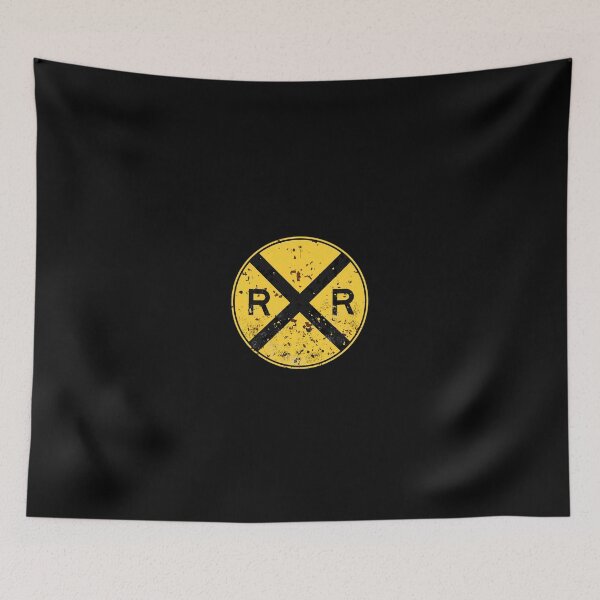 Item preview, Railroad Xing Sign (weathered) designed and sold by GloopTrekker.