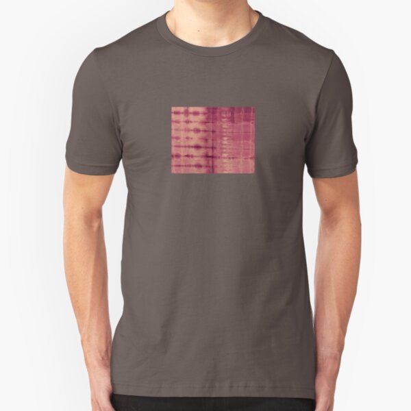 SKU627 Shibori Style - Violet Red 1 Slim Fit T-Shirt