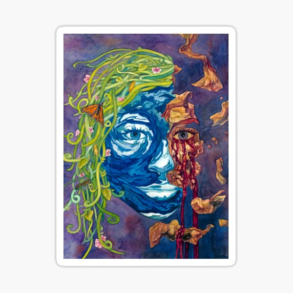 Mother Feeds, Mother Bleeds Sticker