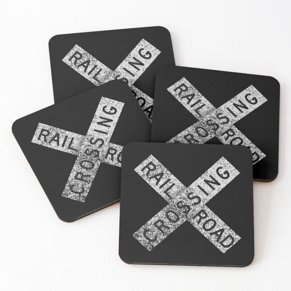 Item preview, Railroad Xing Sign (classic - distressed) designed and sold by GloopTrekker.