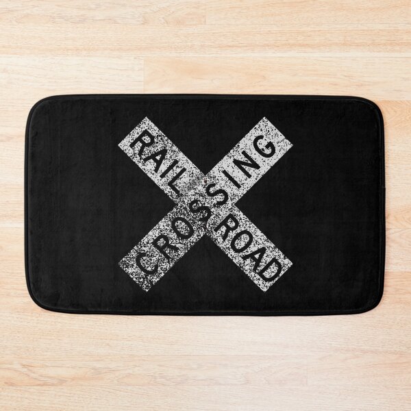 Item preview, Railroad Xing Sign (classic - distressed) designed and sold by GloopTrekker.